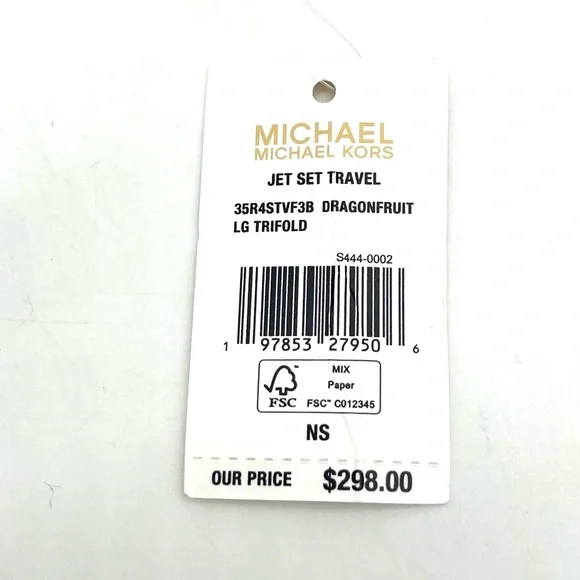 Michael Kors Large Trifold Wallet - Picture 6 of 6